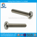 Stock DIN963 Slotted Stainless Steel Countersunk Head Machine Screws